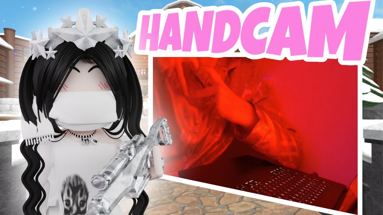 MACBOOK HANDCAM & KEYBOARD ASMR (murder mystery2)