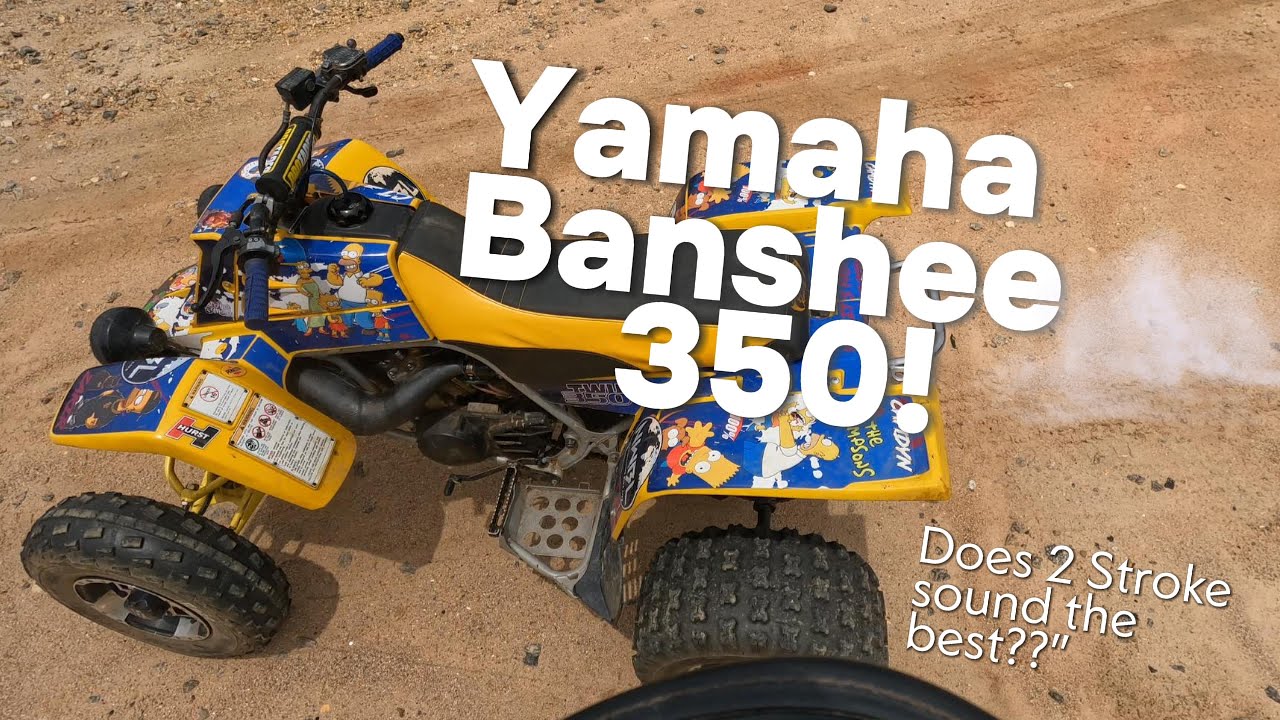 Yamaha Banshee 350: Raw Two Stroke | Ripping the Trails! (1080p HD Quality)