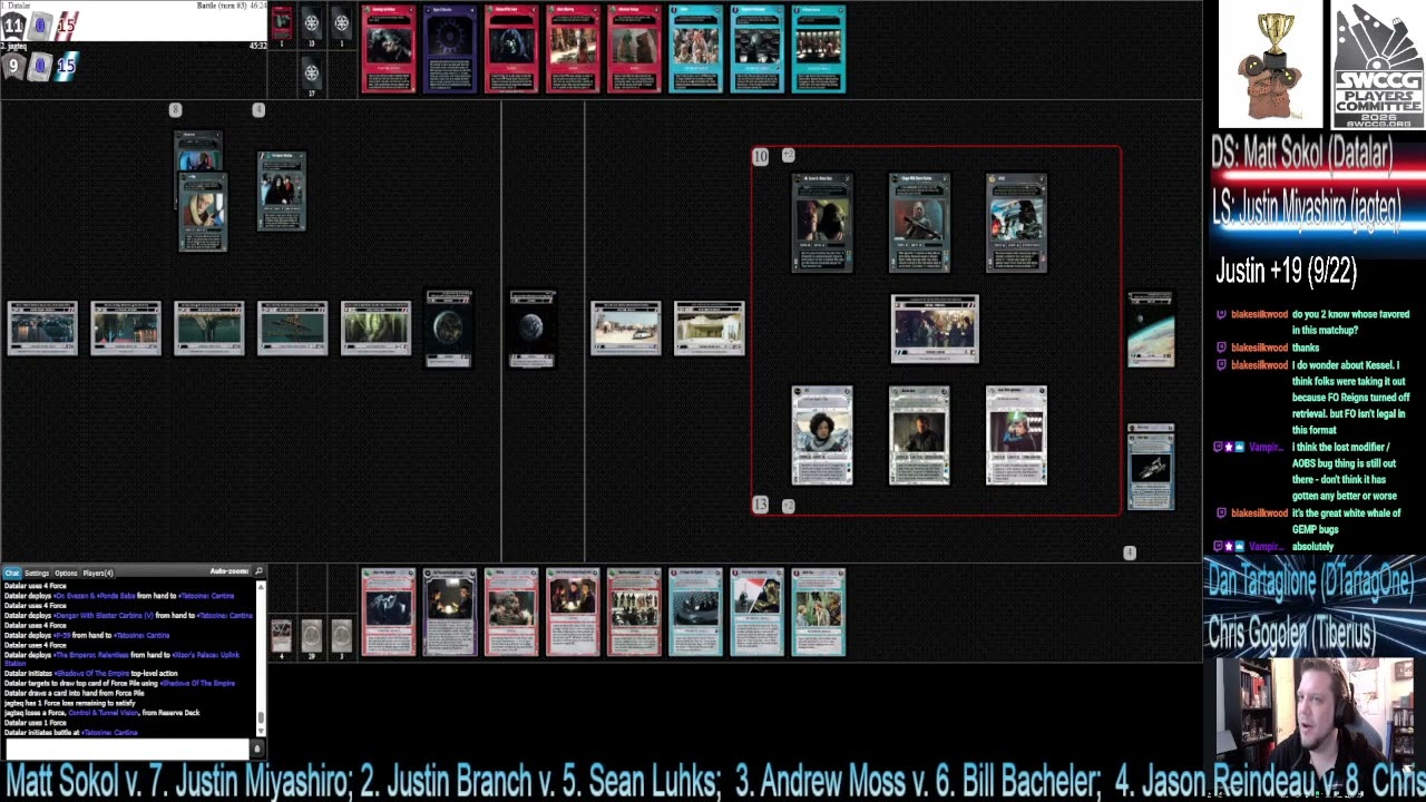 Star Wars CCG: 2026 Jawa Cup, Топ-8: М. Сокол (AOBS) против Дж. Мияширо (WYS)