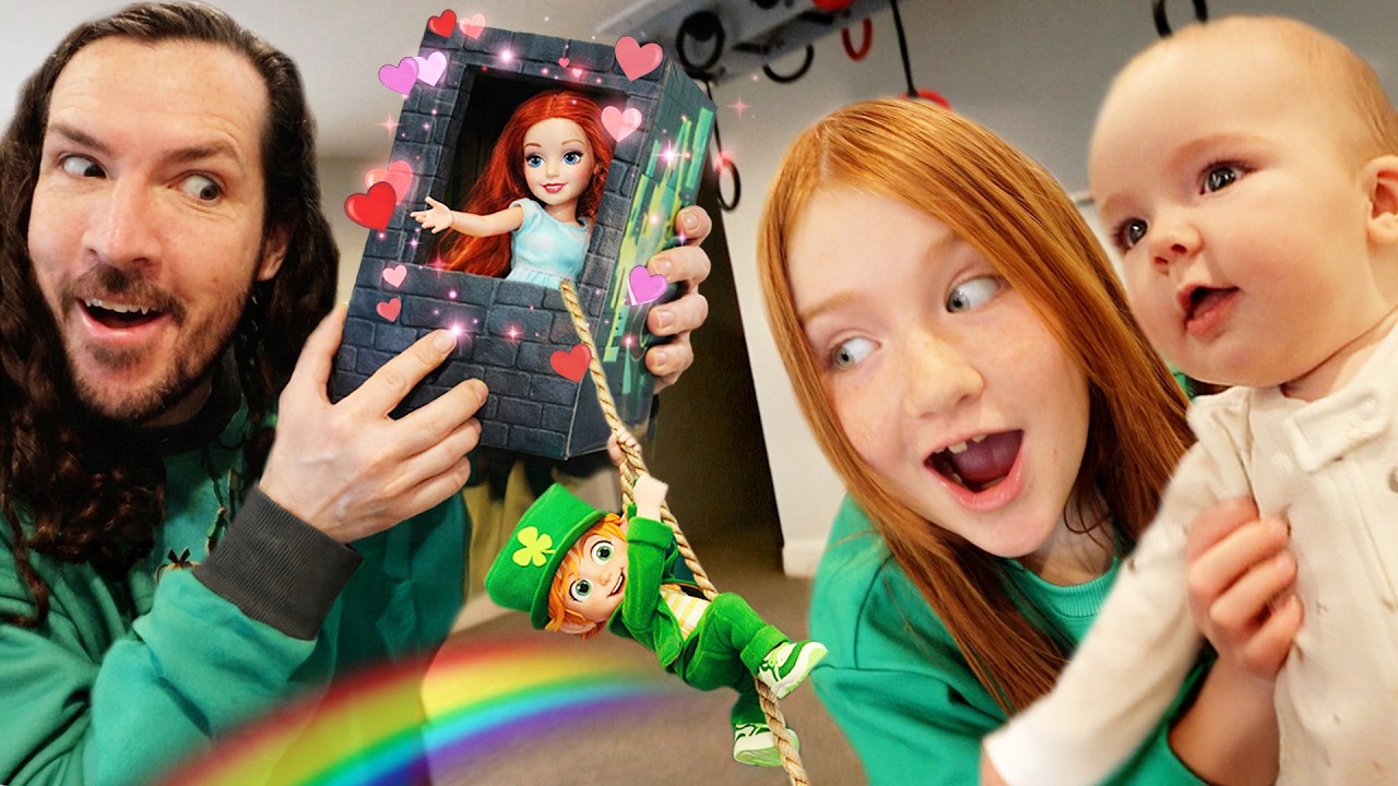 Leprechaun LOVE TRAP!! Making Traps for St Patrick's Day with Adley Niko & Navey! will we catch it?