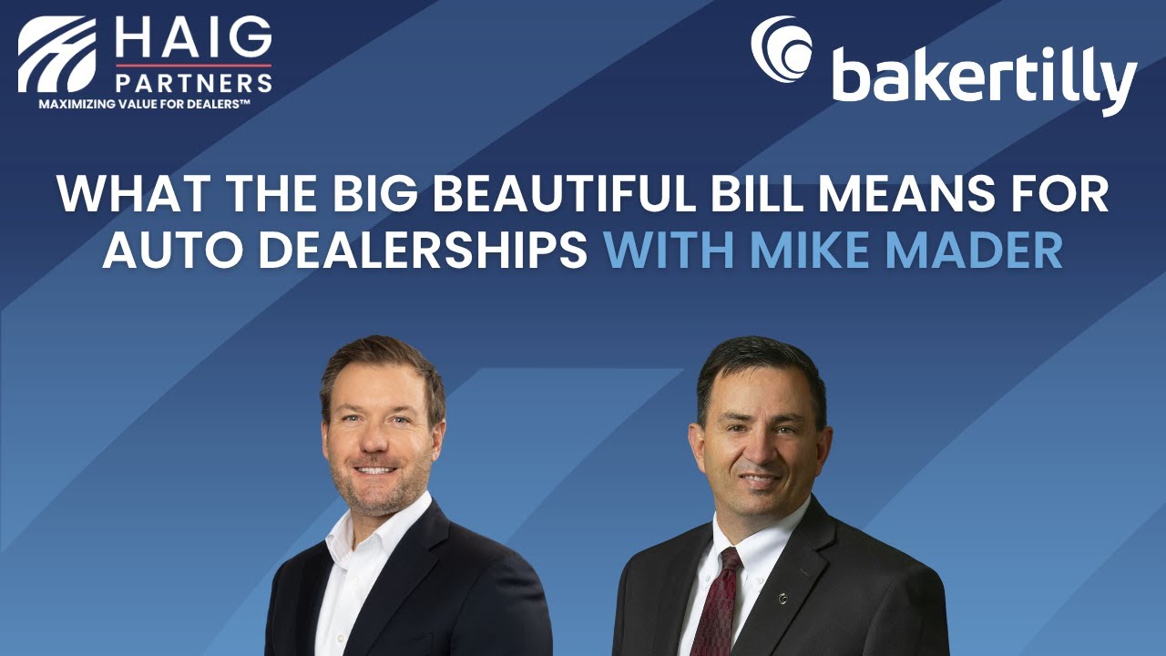 What the Big Beautiful Bill Means for Auto Dealerships