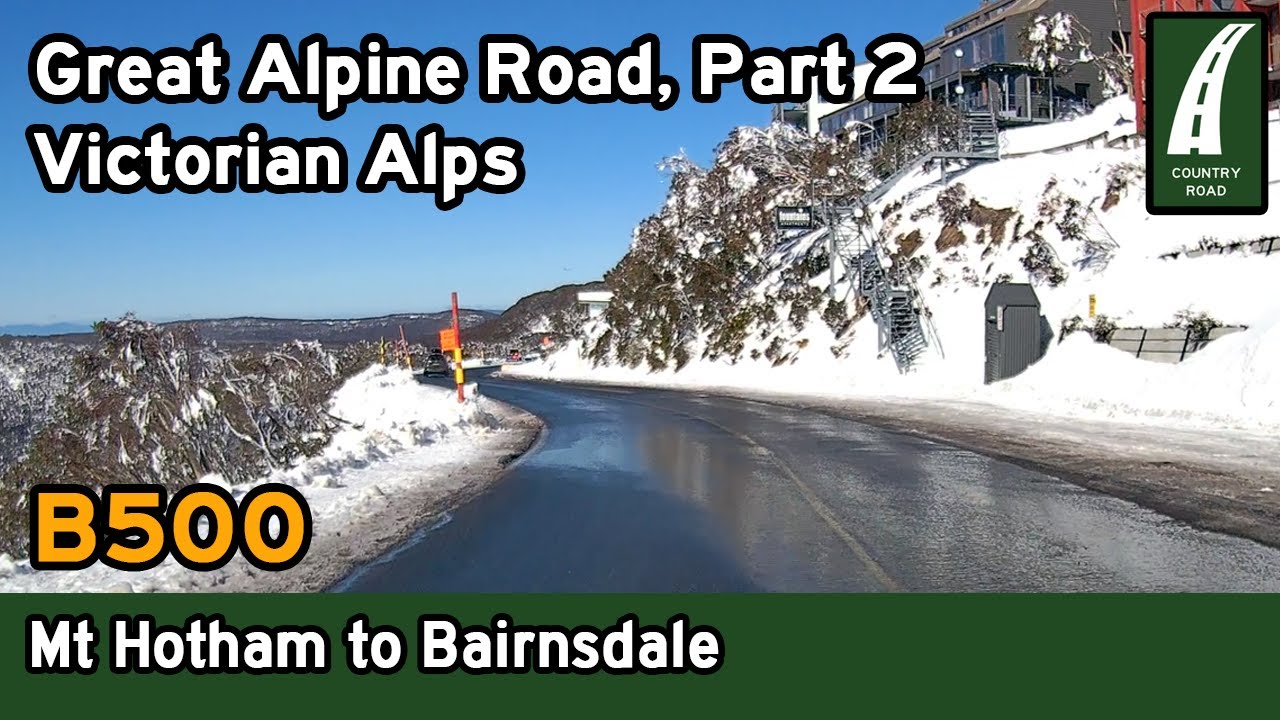 Driving the amazing Great Alpine Road, Pt 2 – Mt Hotham to Bairnsdale via Omeo [4K]