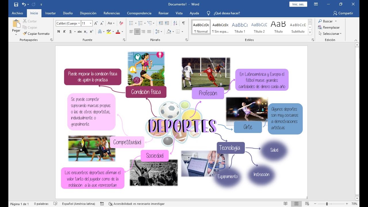TUTORIAL MAPA MENTAL EN WORD
