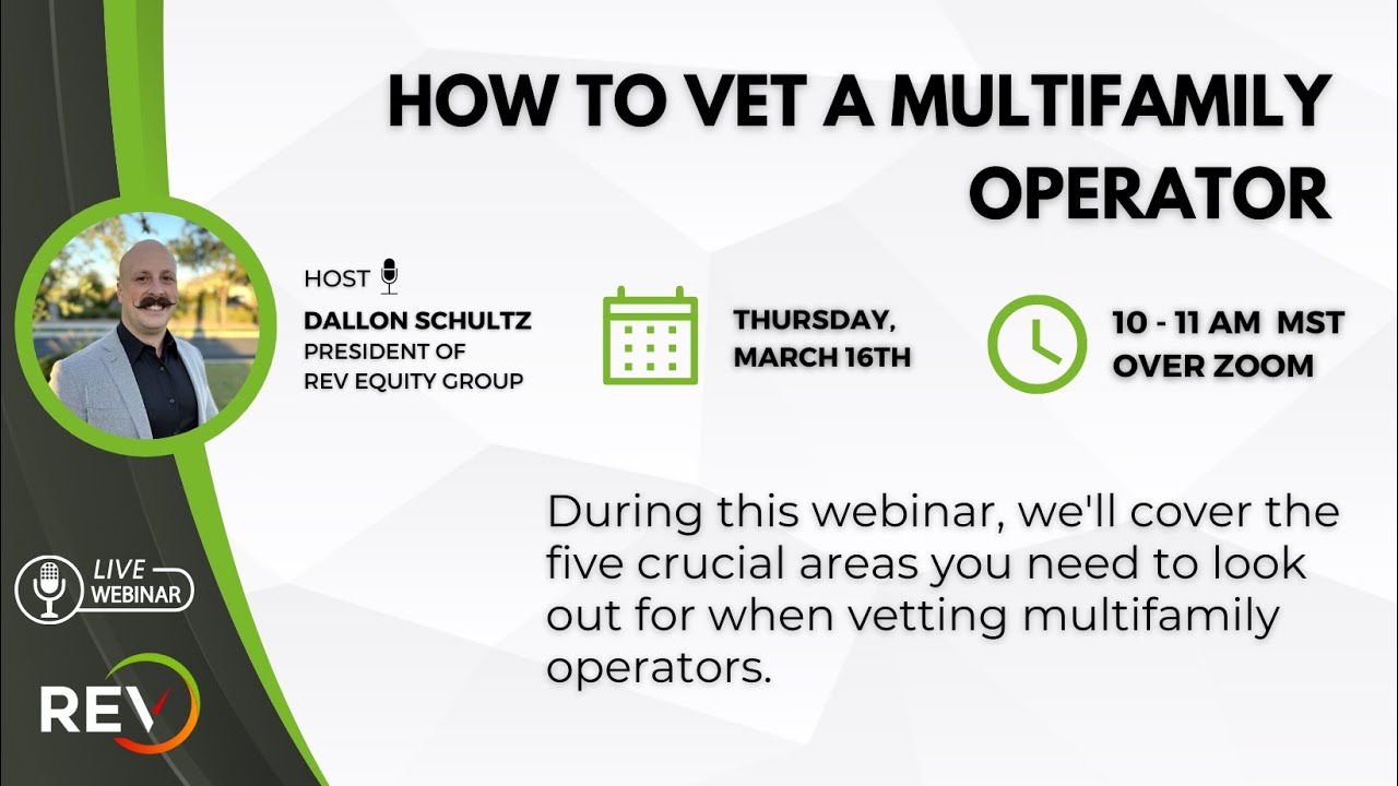 How to Vet a Multifamily Operator