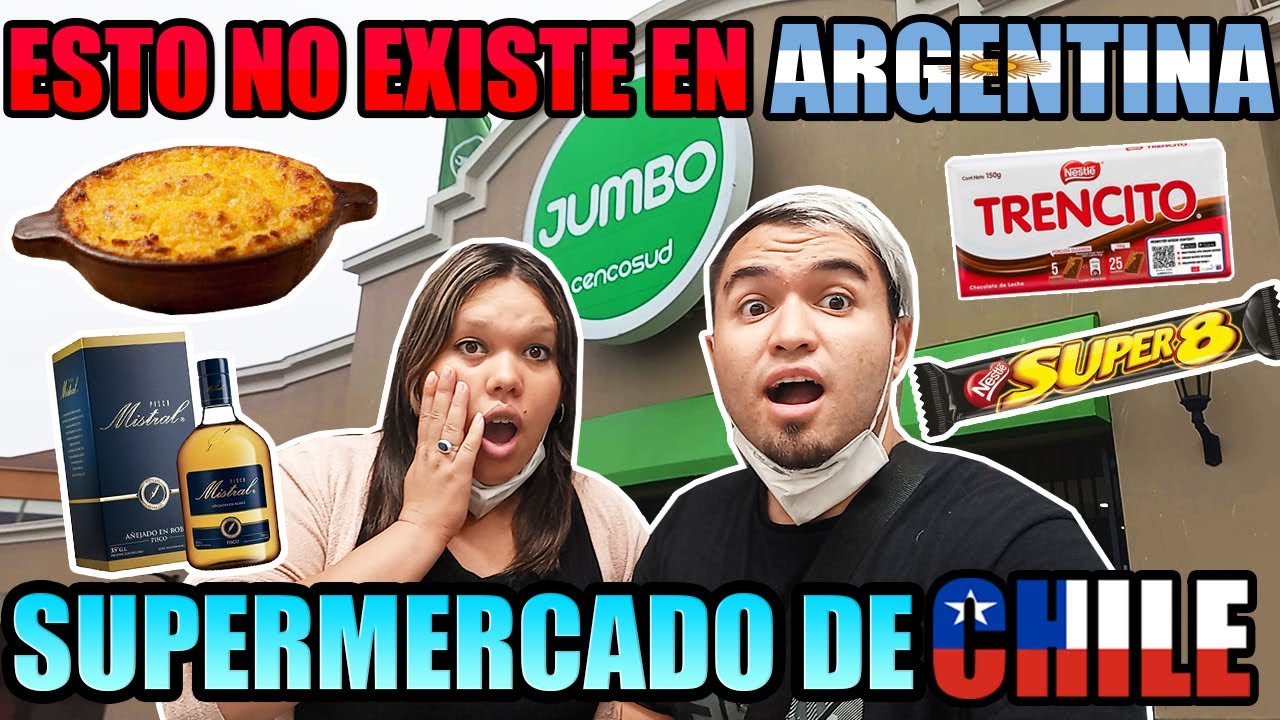 SUPERMERCADO EN CHILE 🇨🇱  ESTO NO EXISTE EN ARGENTINA - ARGENTINOS EN CHILE