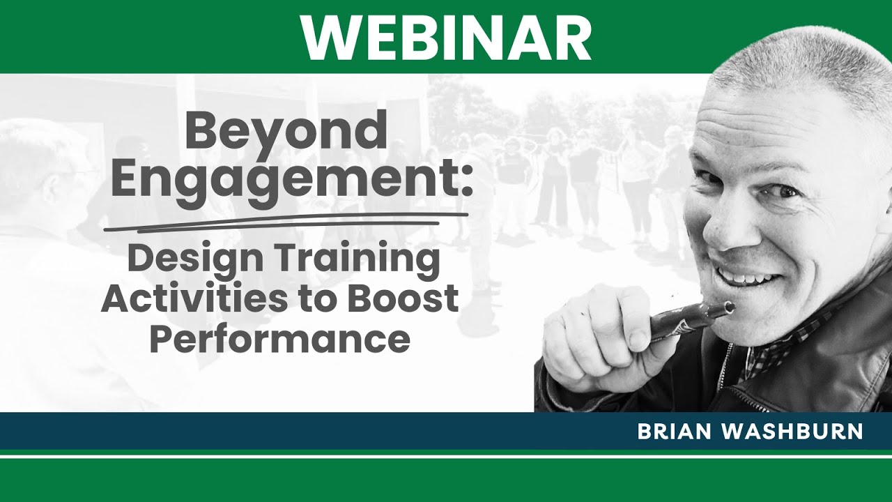 Beyond Engagement: Design Training Activities To Boost Performance