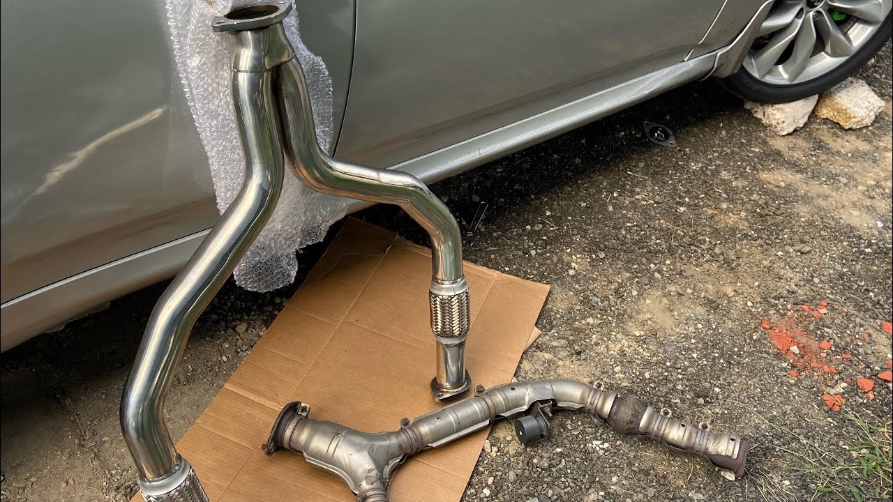 Infiniti G35/37 Megan racing Y pipe Install How to!