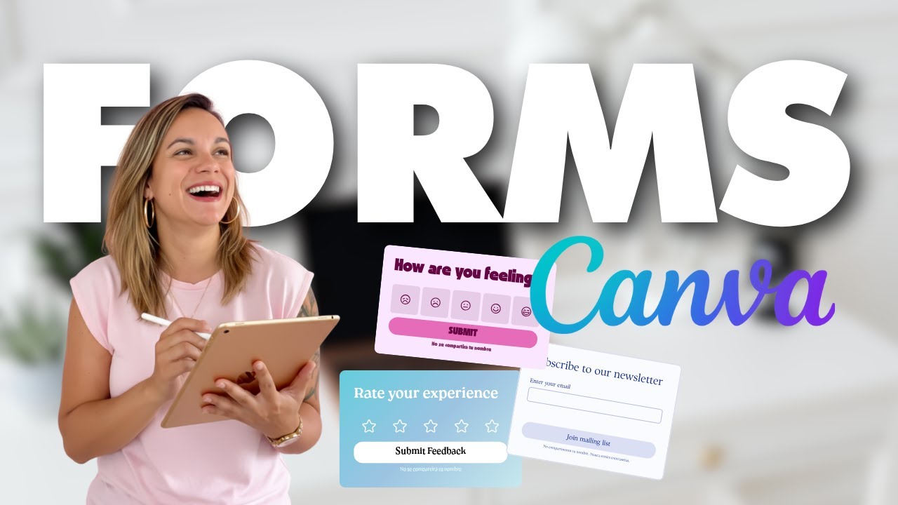 🚀¡Nuevo en Canva! Crea FORMULARIOS Interactivos (Forms)