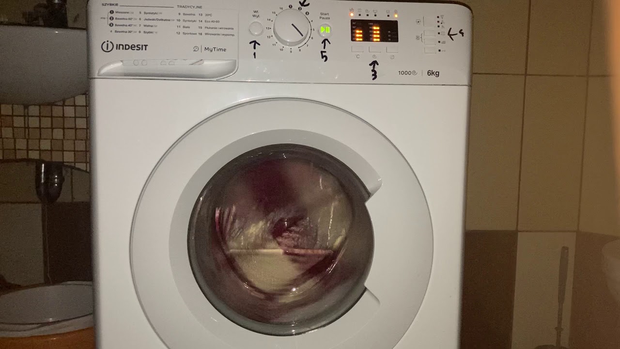 Indesit MTWA 61051, wełna 40