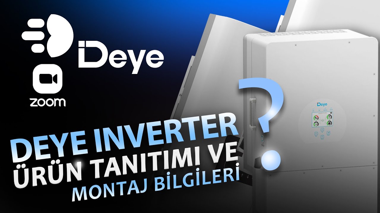 DEYE EĞİTİMİ | DEYE HAKKINDA HER ŞEY - Tasarım / Kurulum ve Montaj / Deye Cloud