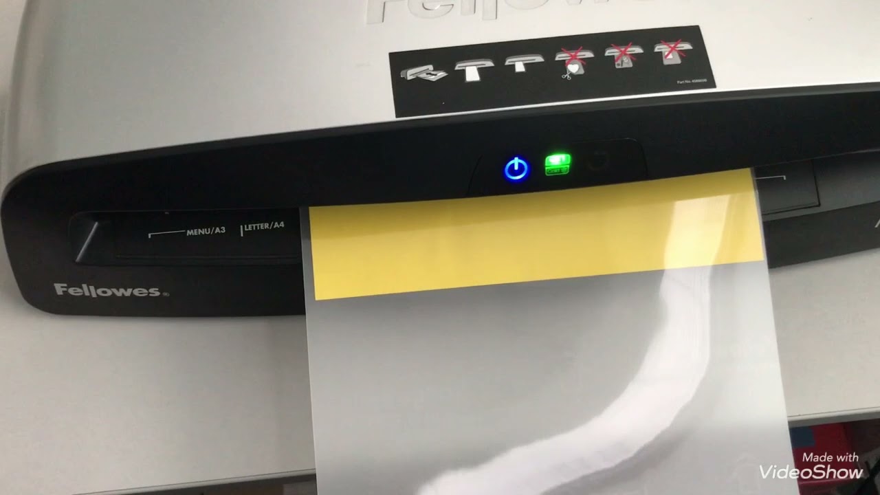 How to use fellowes neptune 3 laminator