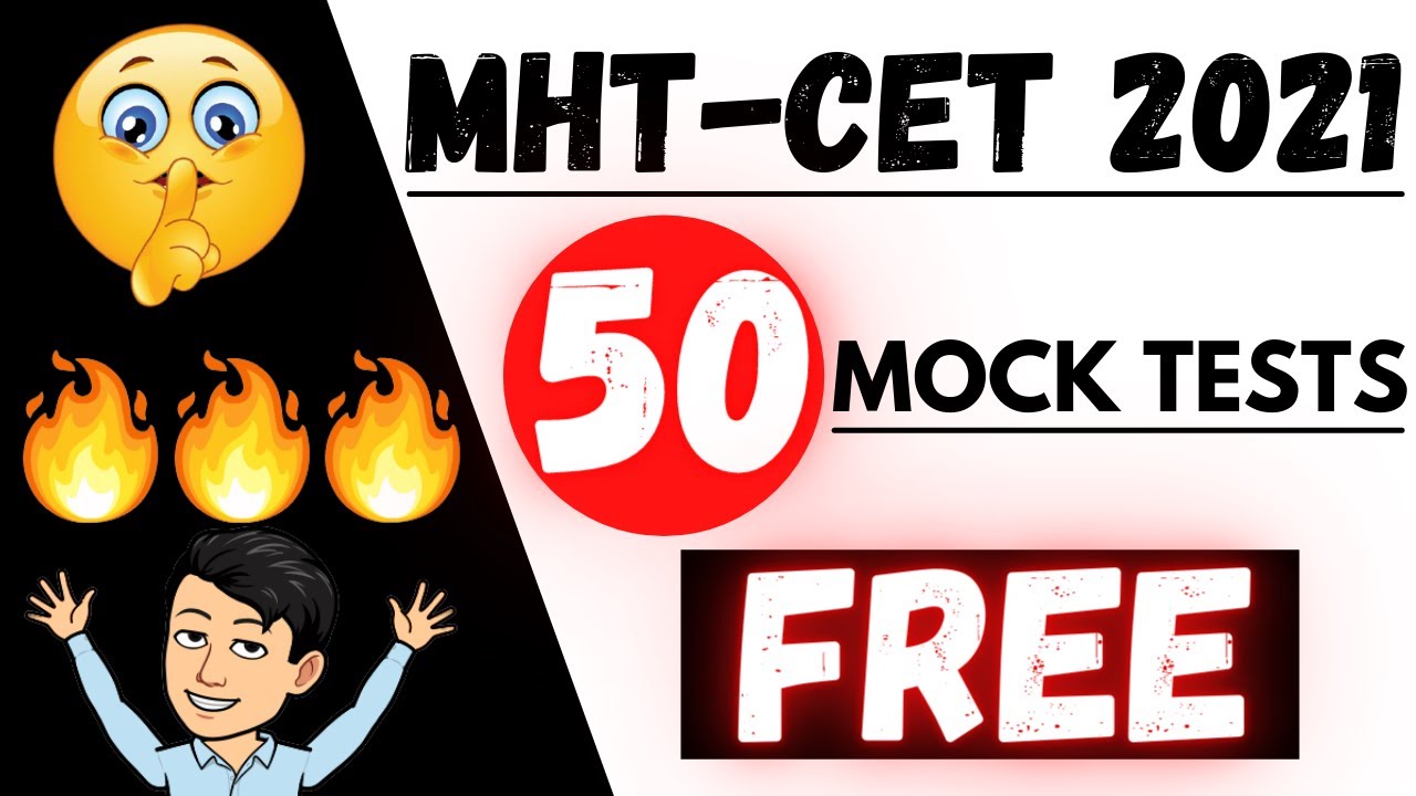 MHT CET 2021 ❤️ Free Mock Tests & Test Series for MHT-CET 2021 🔥 Previous Year Papers #mhtcet2021 🤩