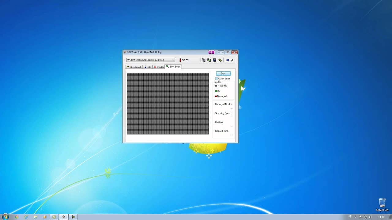 HD Tune 2.55 HDD Checkprogramm Review - xTheSwing