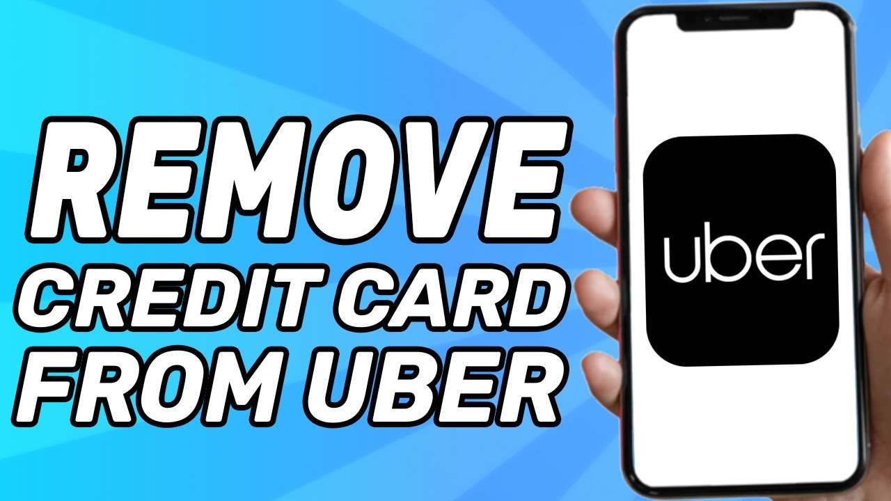 How to remove credit card from Uber (2025)
