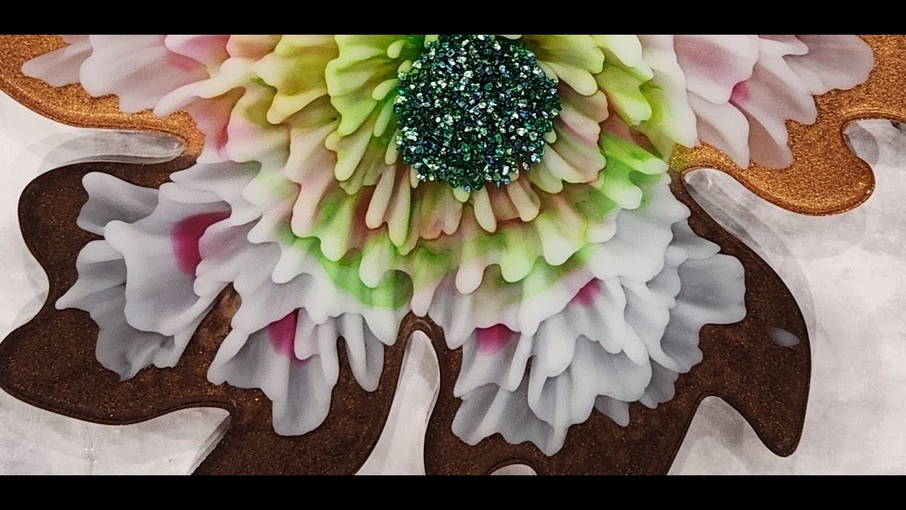 Oh my goodness - I LOVE this Resin 3D bloom in awesome tray mold!!!