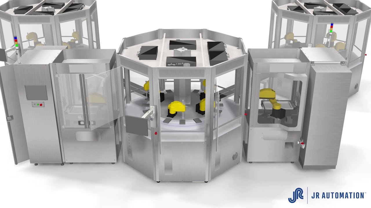 Rotary Indexer Platform & Standard Tray Loader | JR Automation | Product Demonstrations