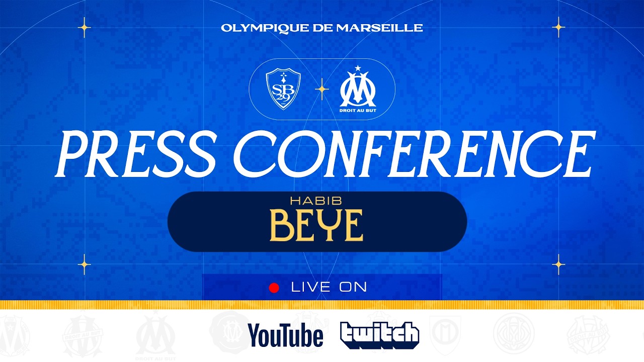 🎙️ Suivez en direct la conférence de presse d’Habib Beye avant #SB29OM
