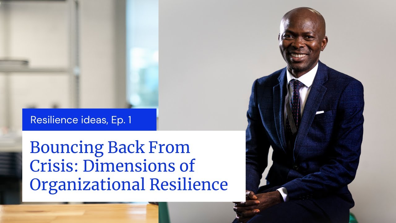 Bouncing Back From Crisis: Dimensions of Organizational Resilience