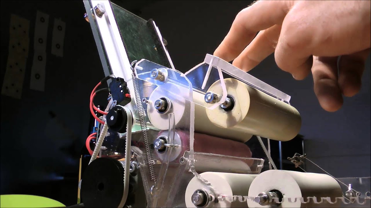 Homemade DIY Labeling Machine for bottles