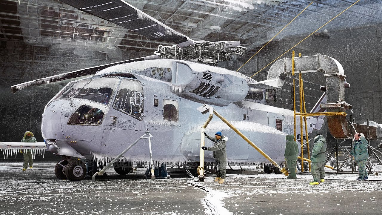 Inside US Super Cold Laboratory Testing Massive Helicopters at Extreme Cold Temperature