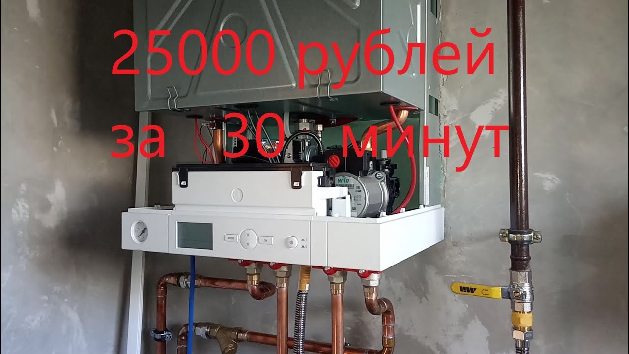 Как заработать 25000 рублей за 30 минут? Ремонтируем сами плату газового котла WOLF CGG1-24K