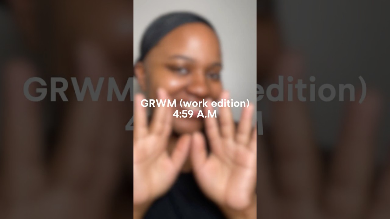 GRWM (work edition) #grwm #makeup #workmakeup