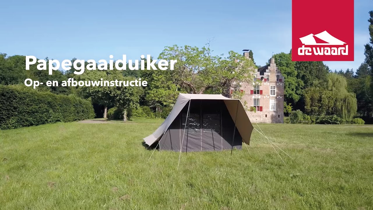 Papegaaiduiker op- en afbouwinstructie
