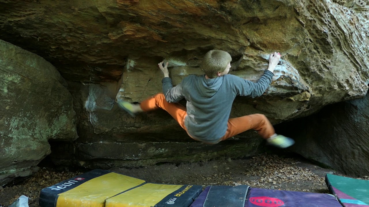 Vergessene Welt 7a Bouldern