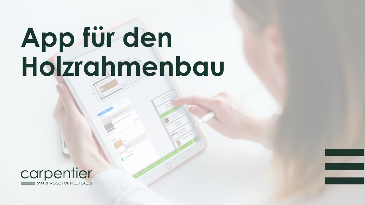 App f&uuml;r den Holzrahmenbau