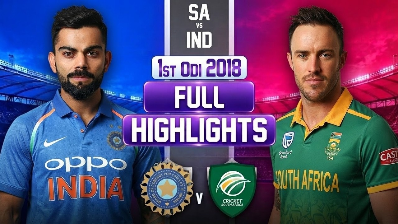 South Africa vs India 1st ODI Highlights 🔥 | Classic Cricket Battle 🏏 | IND Tour of SA