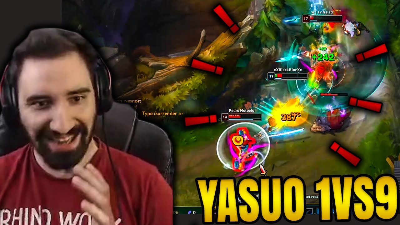 STARAM SIĘ WYCARROWAĆ NAJGORSZY TEAM JAKI TRAFIŁEM W LOLU *POTĘŻNY YASUO 1V9*