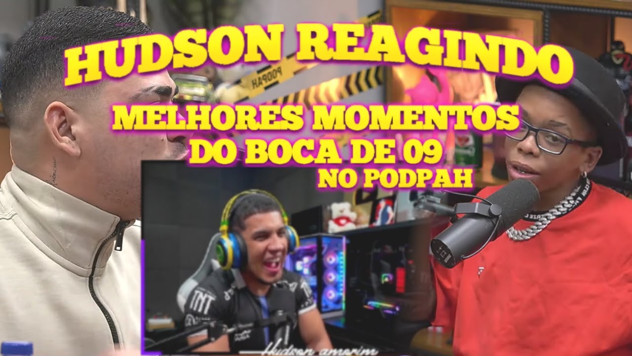 HUDSON AMORIM REAGINDO BOCA DE 09 NO PODPAH - MELHORES MOMENTOS!!