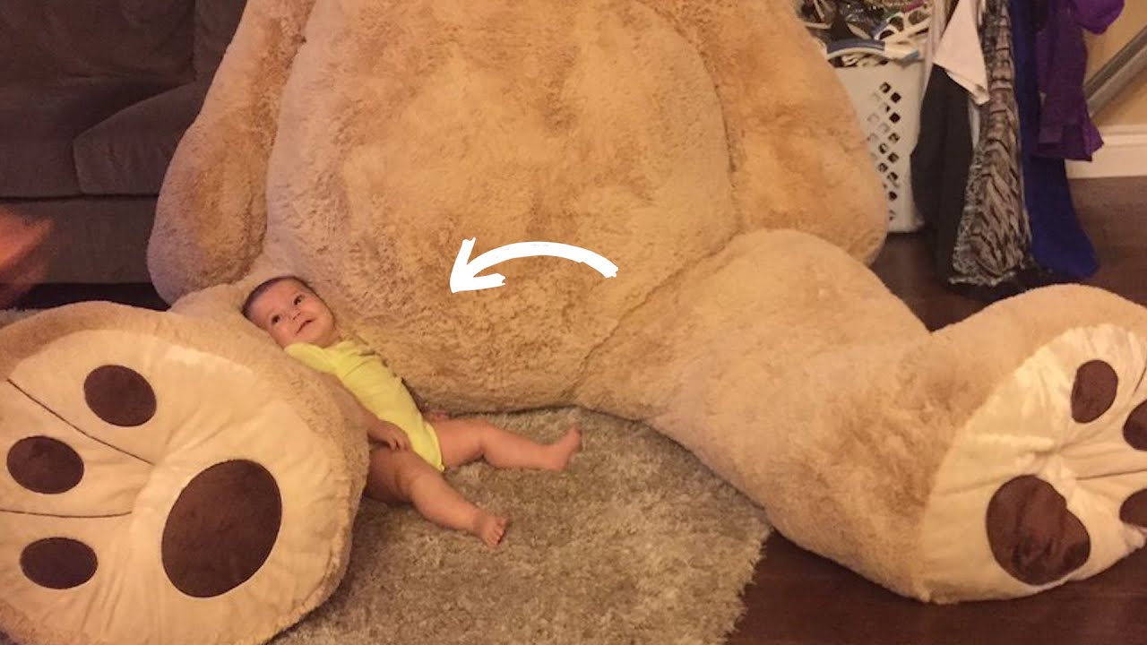 This Baby Just Received The Biggest Teddy Bear Ever