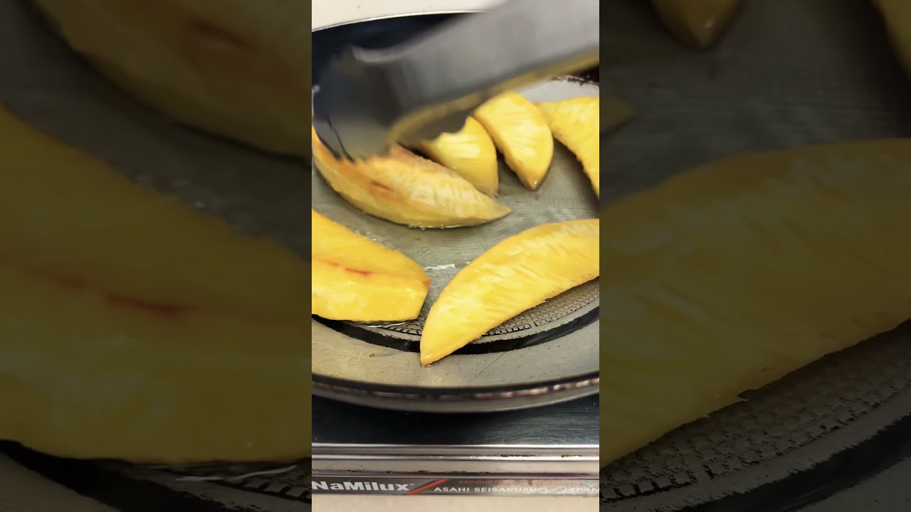 Pan fried breadfruit 