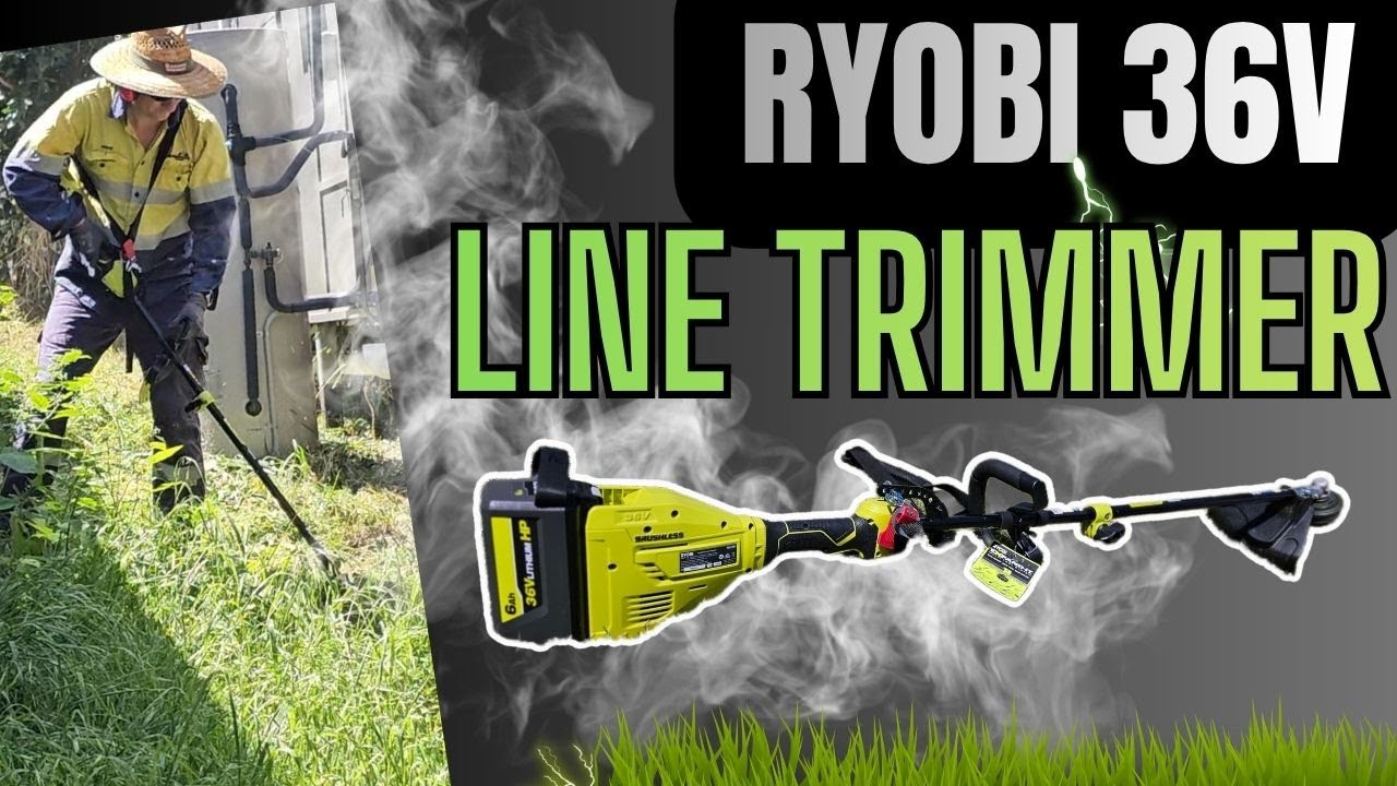 Триммер для газонокосилки Ryobi 36V 38 см (15 дюймов) Whipper Snipper... Руководство для начинающих!