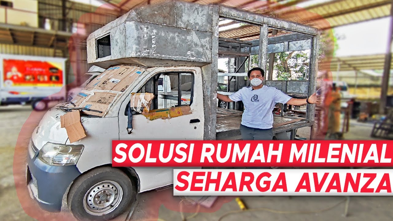 Rumah Berjalan alternatif untuk Milenial - Granmax modifikasi jadi serbafungsi #motohome #bboto