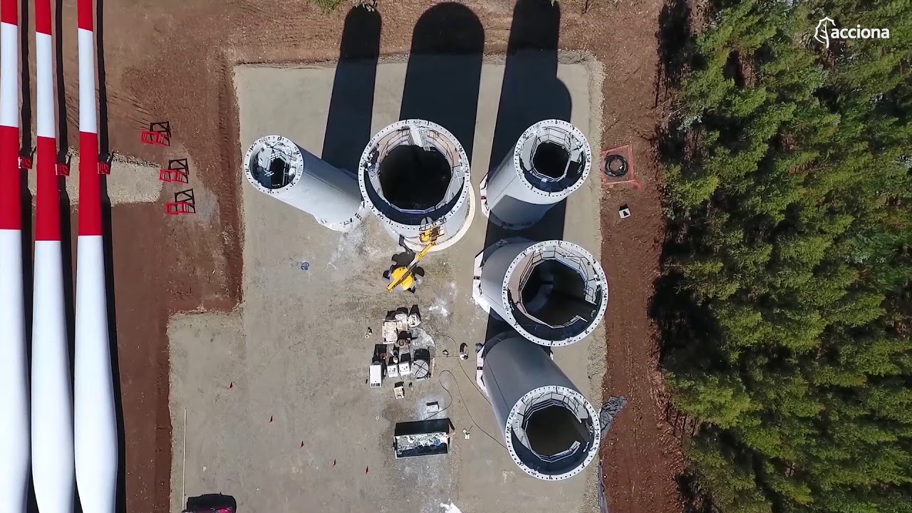 Primeras torres e&oacute;licas de hormig&oacute;n en Chile | ACCIONA