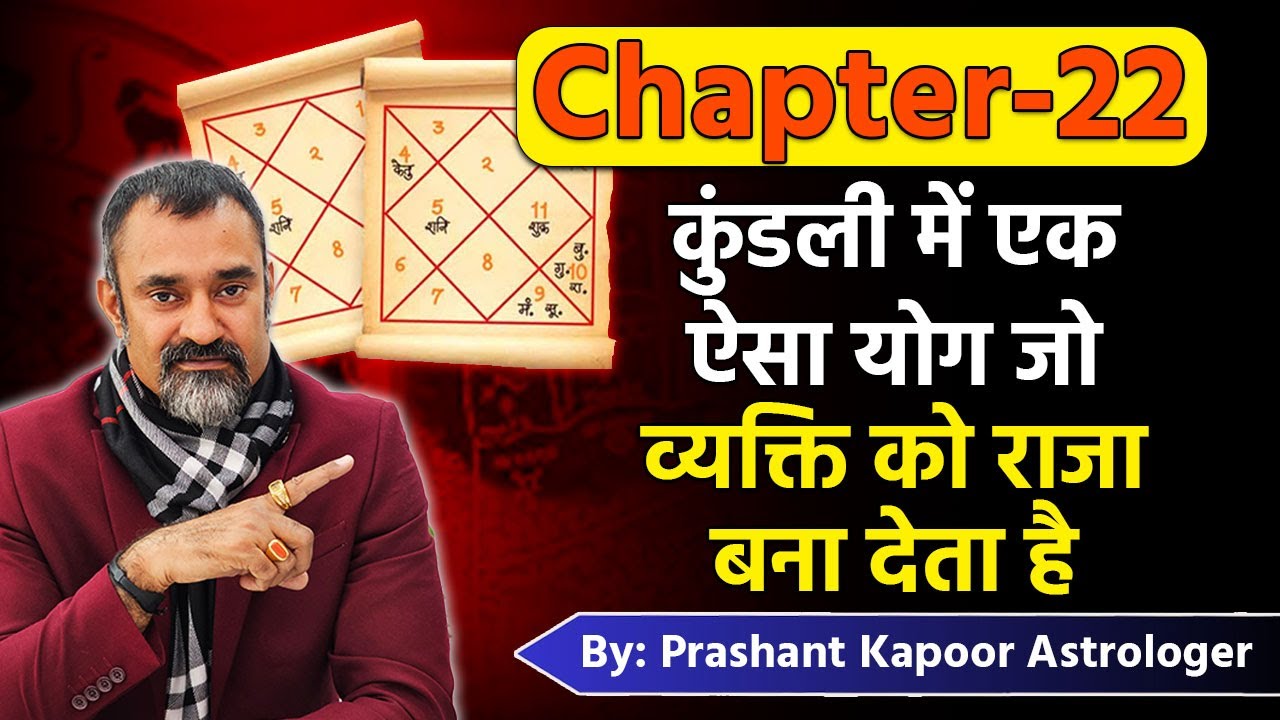 #Lesson22 | Powerful yoga in horoscope results into kingship lifestyle by Prashant Kapoor