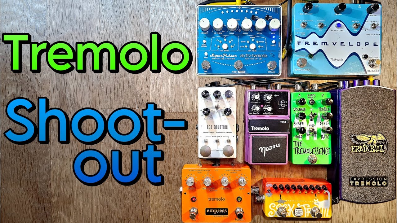 The Most Epic Tremolo Shoot-out (that I could afford to put together)