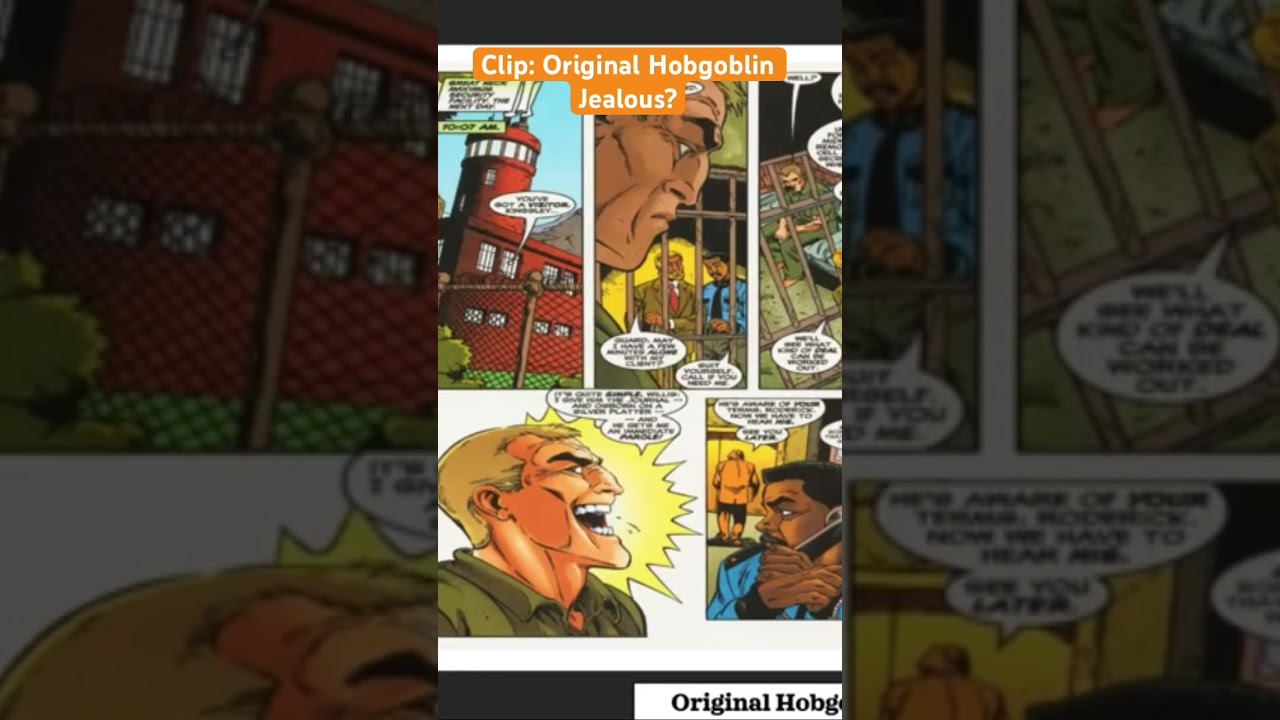 #shorts Hobgoblin Jealous? #spiderman #comicbooks #normanosborn