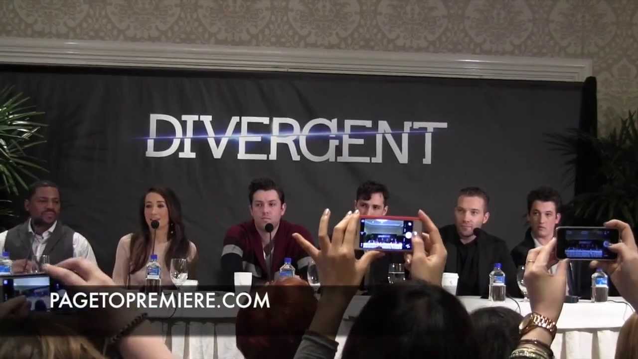 Maggie Q, Miles Teller, Jai Courtney, Ben Lloyd-Hughes, and more - 'Divergent' Press Conference
