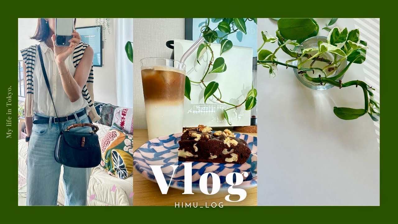 (eng)Vlog 秋の訪れを感じる5日間🌀いちごシロップ🍓胡桃ブラウニー🧸シルバーメタルを剪定する🌱