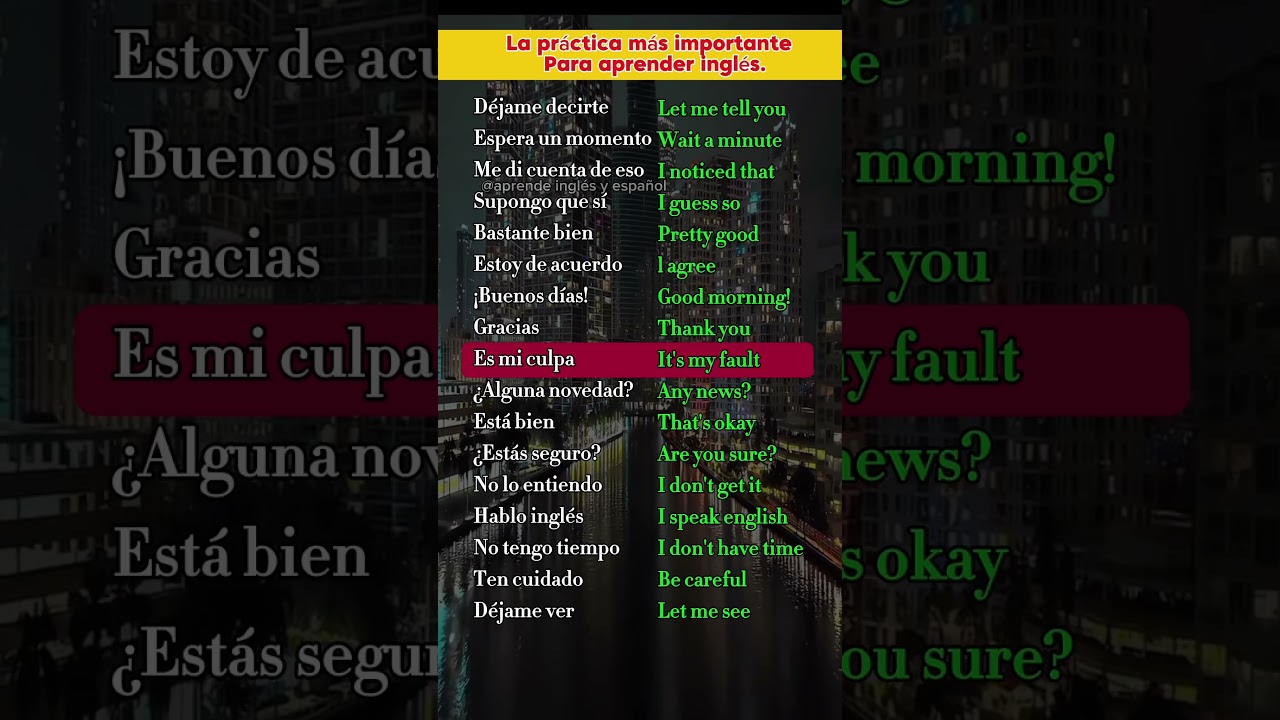Aprende ingl&eacute;s #practicaingles #englishlanguage #cursodeingles #englishlearning #inglesonline