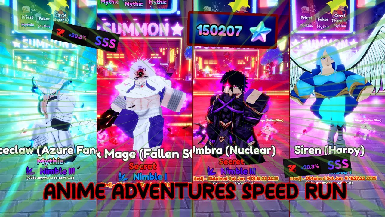 Anime Adventures Is BACK | Noob To Pro (F2P) | Spending 150k STARS To Get AIZEN