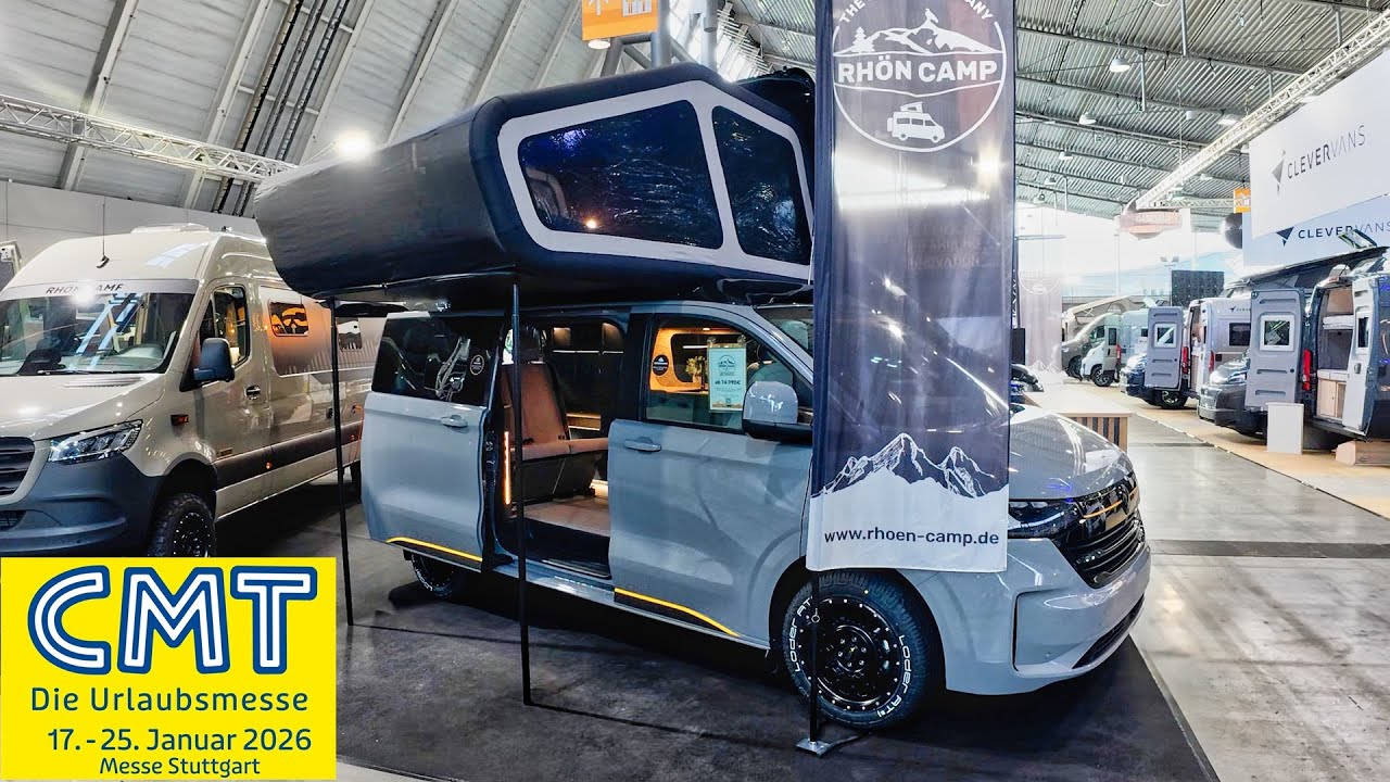 Рон Кэмп: Идеальная переделка фургона VW Caravelle в кемпер 2026 CMT Штутгарт 2026