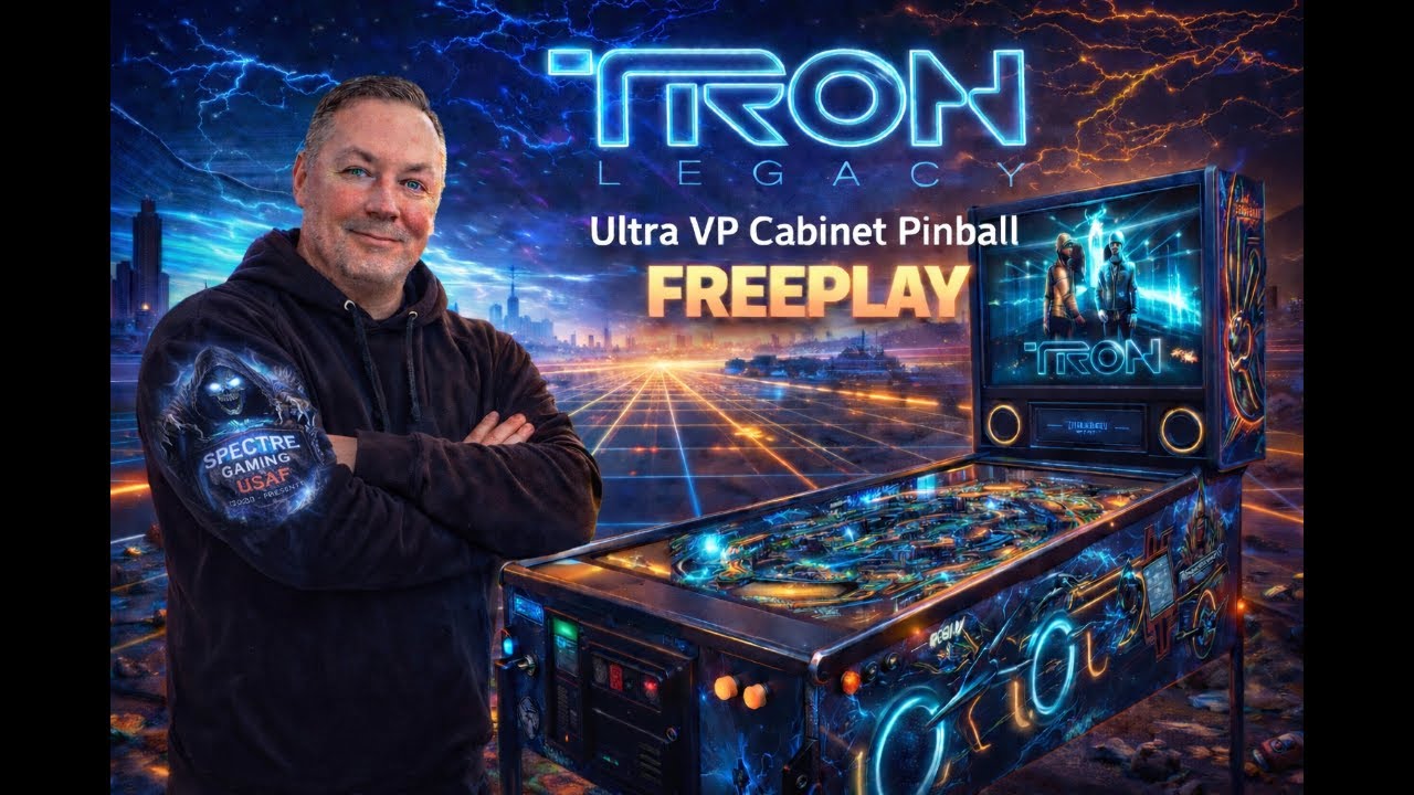 👉 ⚡🎱 TRON Legacy | Ultra VP Cabinet Pinball