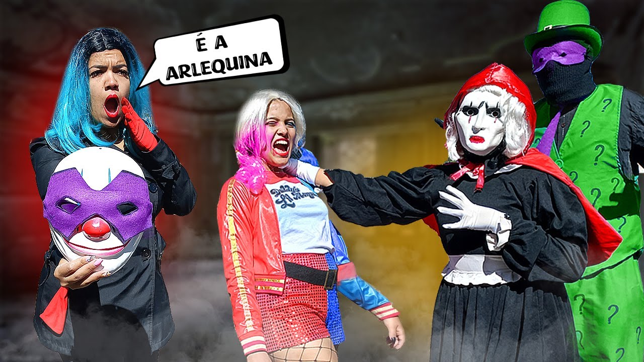 A LOIRA ATACOU MINHA IRMÃ VESTIDA DE ARLEQUINA E ISSO ACONTECEU...