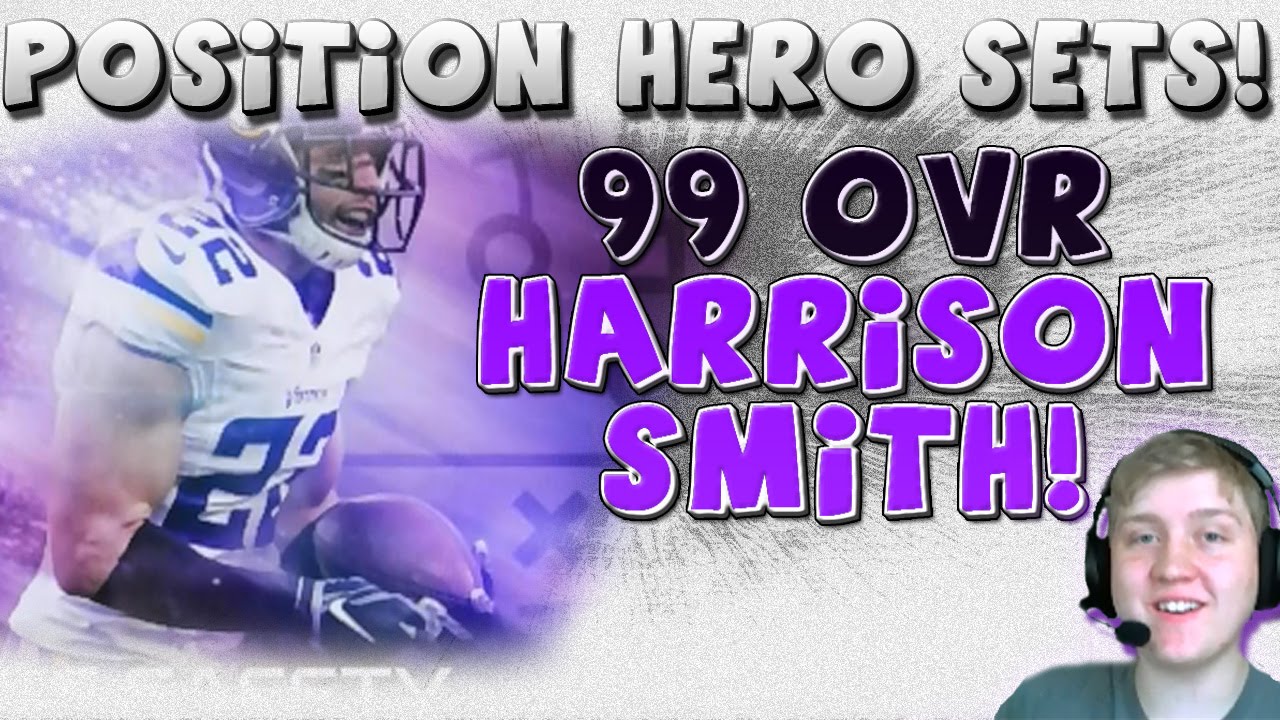 99 OVR HARRISON SMITH! NEW POSITION HERO SET! -- 