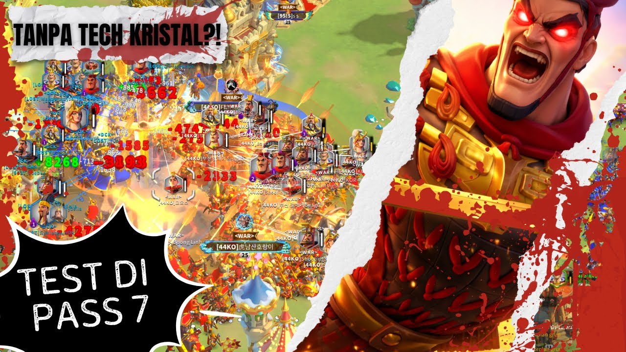 live War PASS 7 TANPA TECH KRISTAL !! NGERI SIAL !!