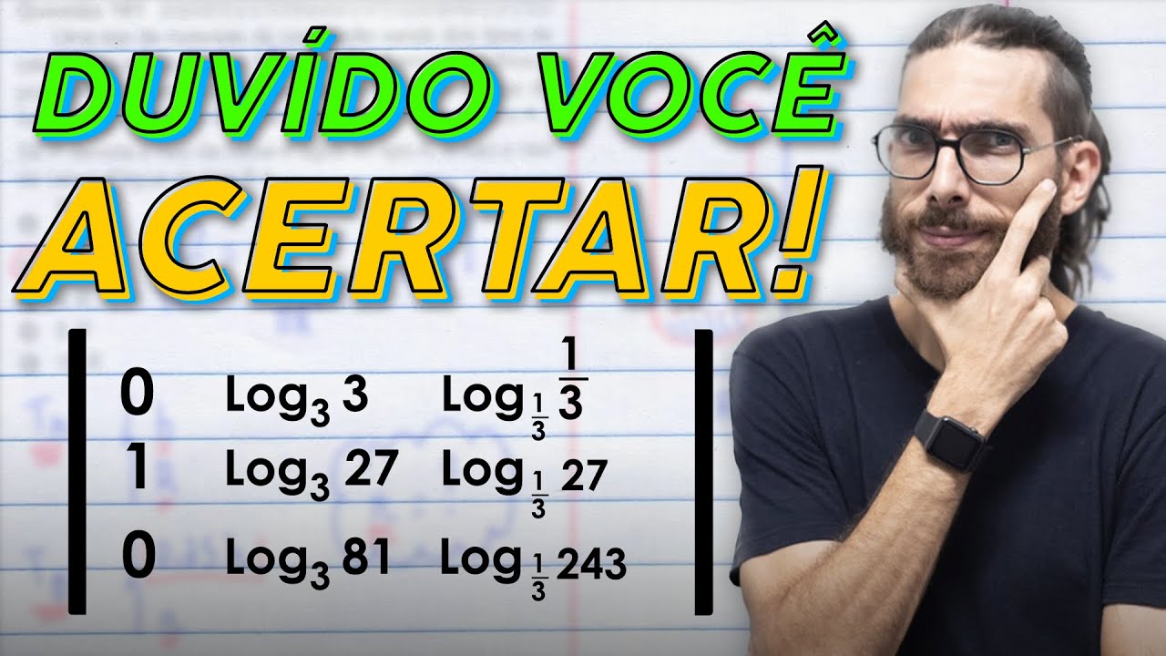Determinante com LOGARITMO? E agora?